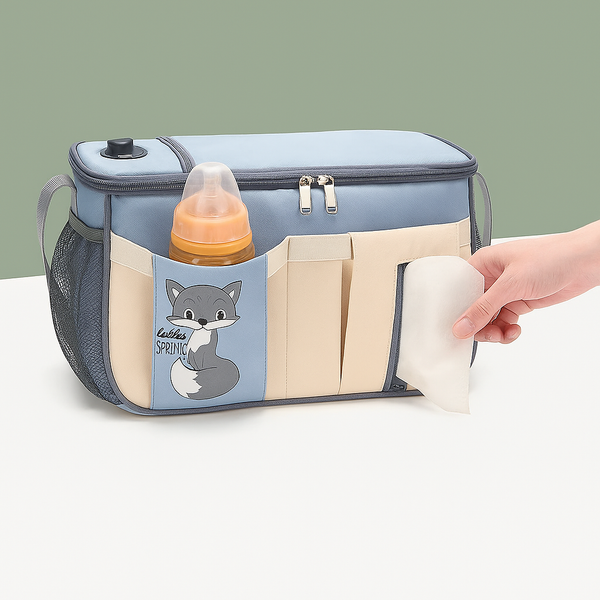 Multipurpose Baby Diaper Bag Blue - Sunshine