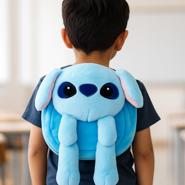 Kids Pop Ear Character Plush Backpack Koala Blue - Sunshine