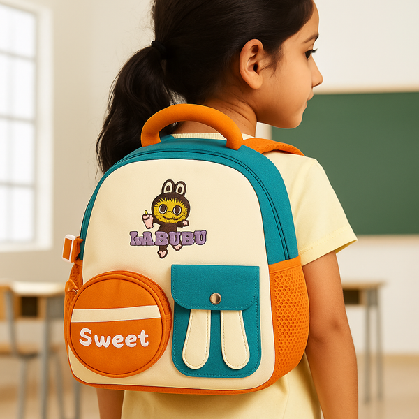 Kids Mini Backpack Labubu Orange - Sunshine