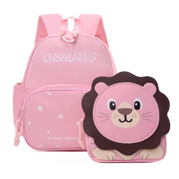 SUNSHINE KIDS MINI SCHOOL BAG LION PINK