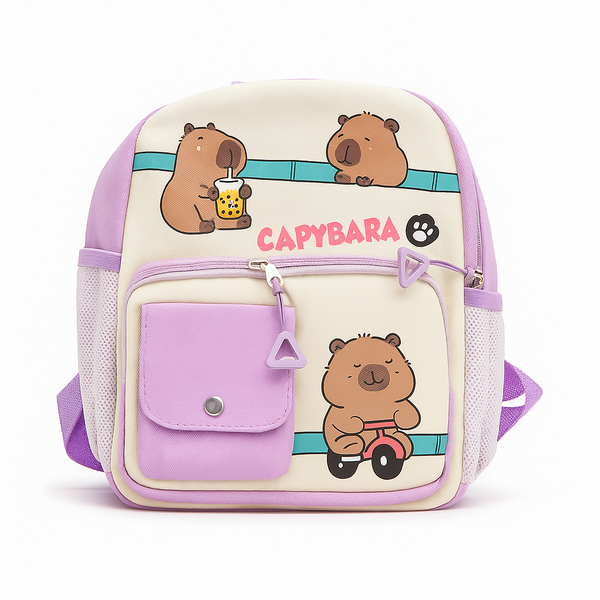 SUNSHINE KIDS MINI SCHOOL BAG CAPYBARA PURPLE