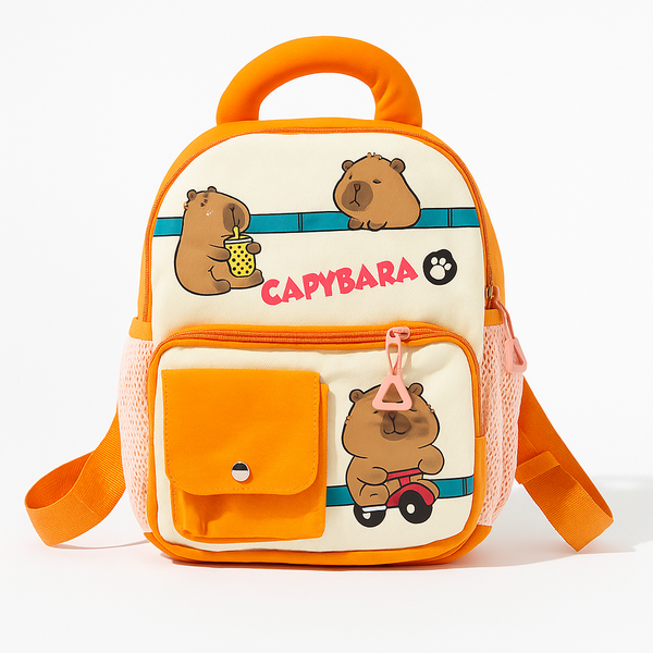 SUNSHINE KIDS MINI SCHOOL BAG CAPYBARA ORANGE