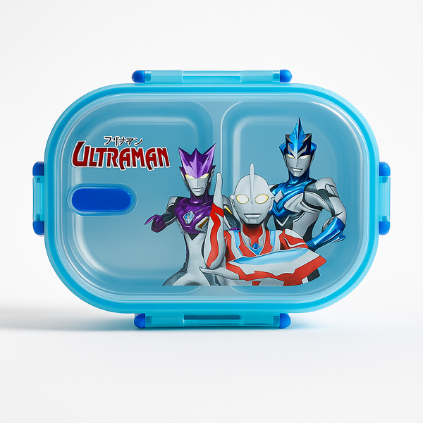 SUNSHINE KIDS SCHOOL STEEL LUNCH BOX ULTRAMAN BLUE 113E