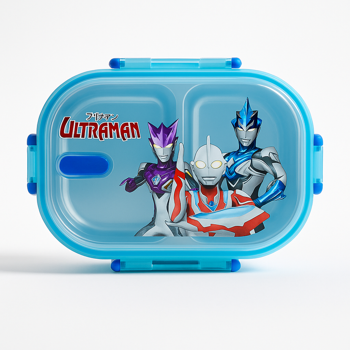 SUNSHINE KIDS SCHOOL STEEL LUNCH BOX ULTRAMAN BLUE 113E