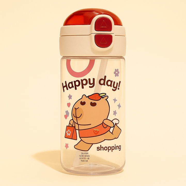 SUNSHINE BABY WATER BOTTLE COW RED YT-3196
