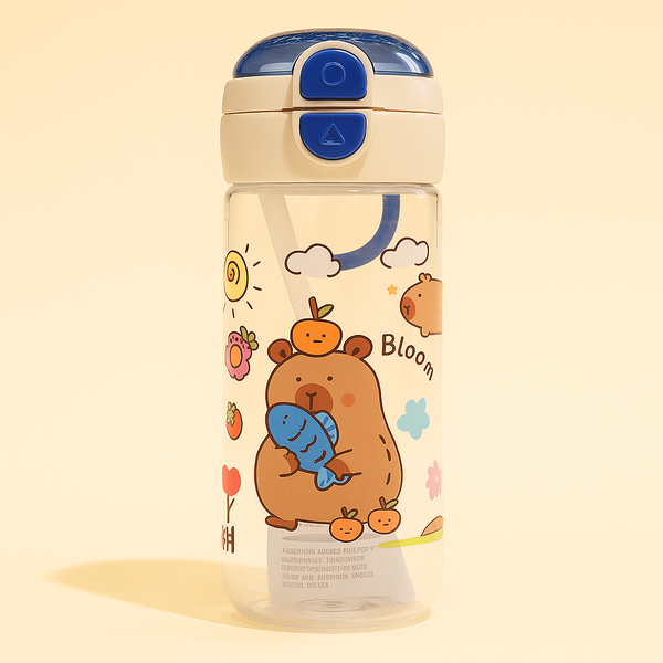 SUNSHINE BABY WATER BOTTLE COW BLUE YT-3196