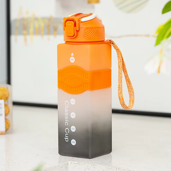 SUNSHINE KIDS SCHOOL WATER BOTTLE ORANGE 800ML