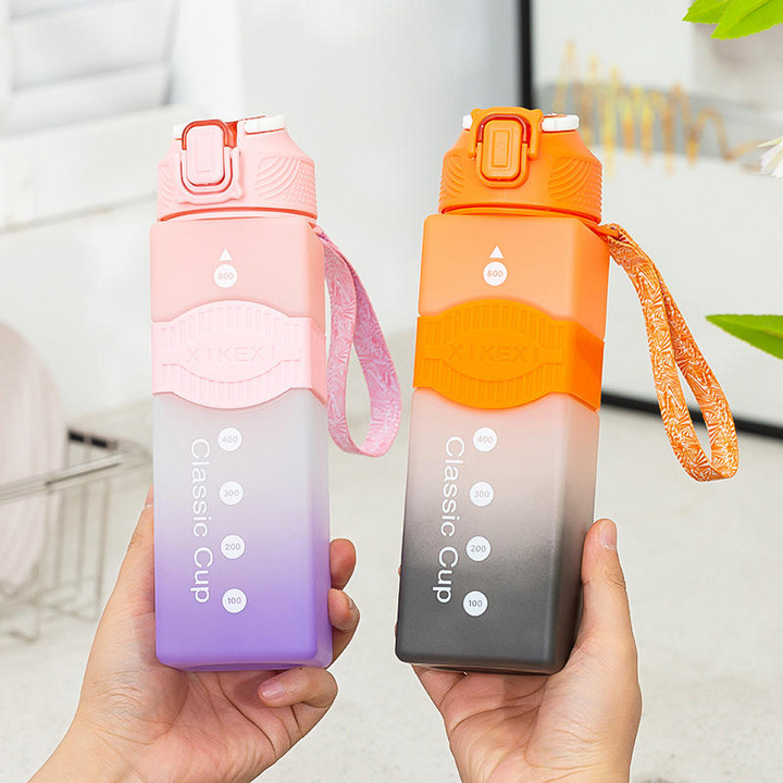 SUNSHINE KIDS SCHOOL WATER BOTTLE BABY PINK 800ML