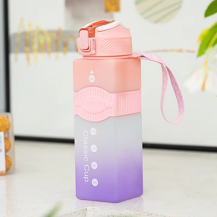 SUNSHINE KIDS SCHOOL WATER BOTTLE BABY PINK 800ML