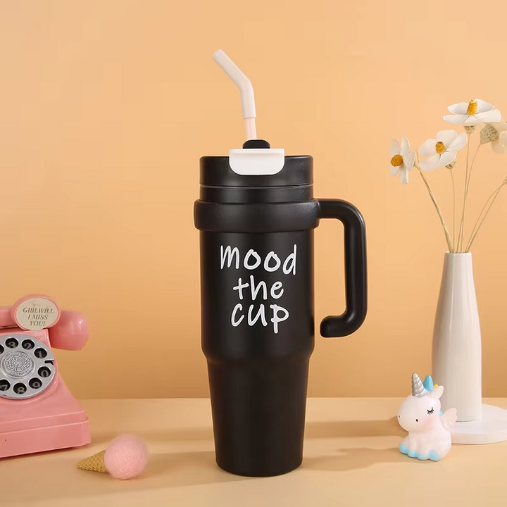 SUNSHINE STEEL TUMBLER BOTTLE 700 ML BLACK