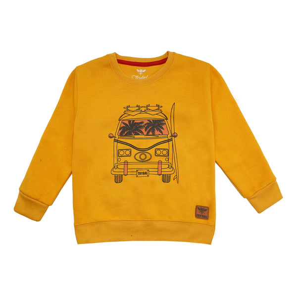 Little Star Kids Sweatshirt Jeep Yellow