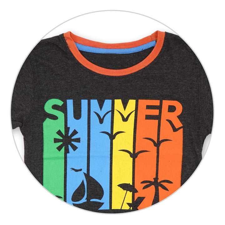 BLOOM BABY T-SHIRT H/S CHARCOAL GREY SUMMER 9-10Y