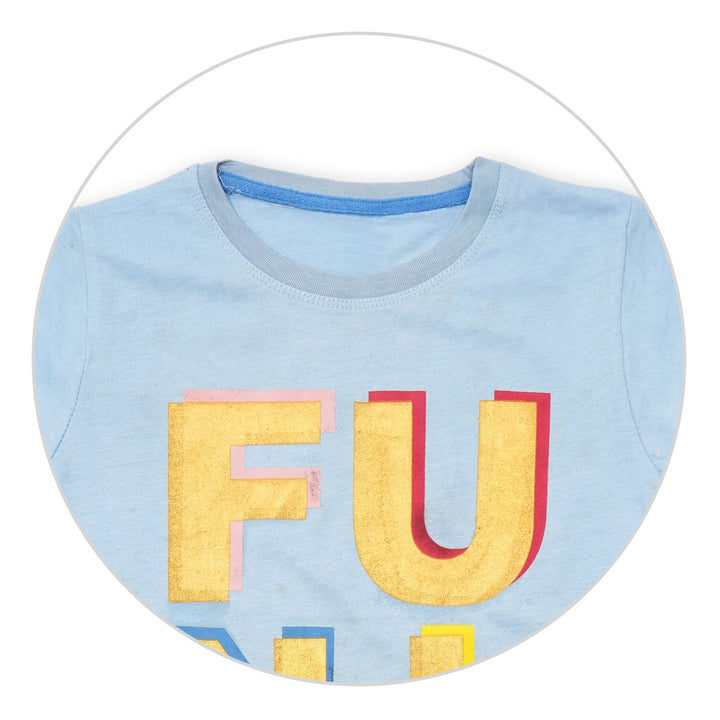 BLOOM BABY T-SHIRT H/S  FUNI BLUE 9-10Y