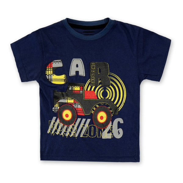 BLOOM BABY T-SHIRT H/S  BOYS ZONE NAVY BLUE 9-10Y