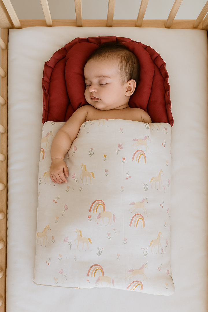 BLOOM BABY CARRY NEST ANIMALS & RAINBOW RED