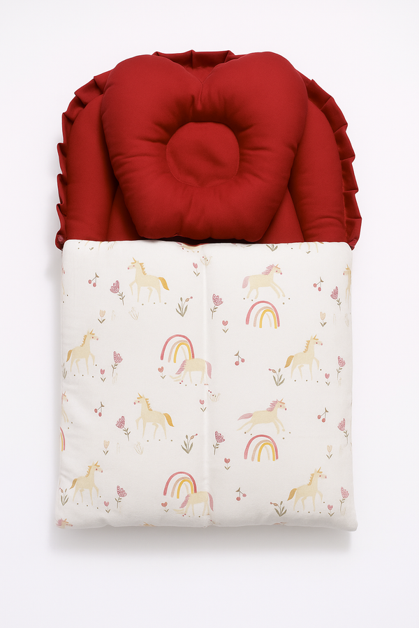 BLOOM BABY CARRY NEST ANIMALS & RAINBOW RED