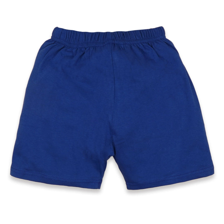 MINI CHARM KIDS SHORT & SANDO STRIPES BLUE 7-8Y