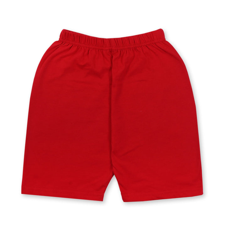 MINI CHARM KIDS SHORT & SHIRT STRAWBERRY RED 7-8Y