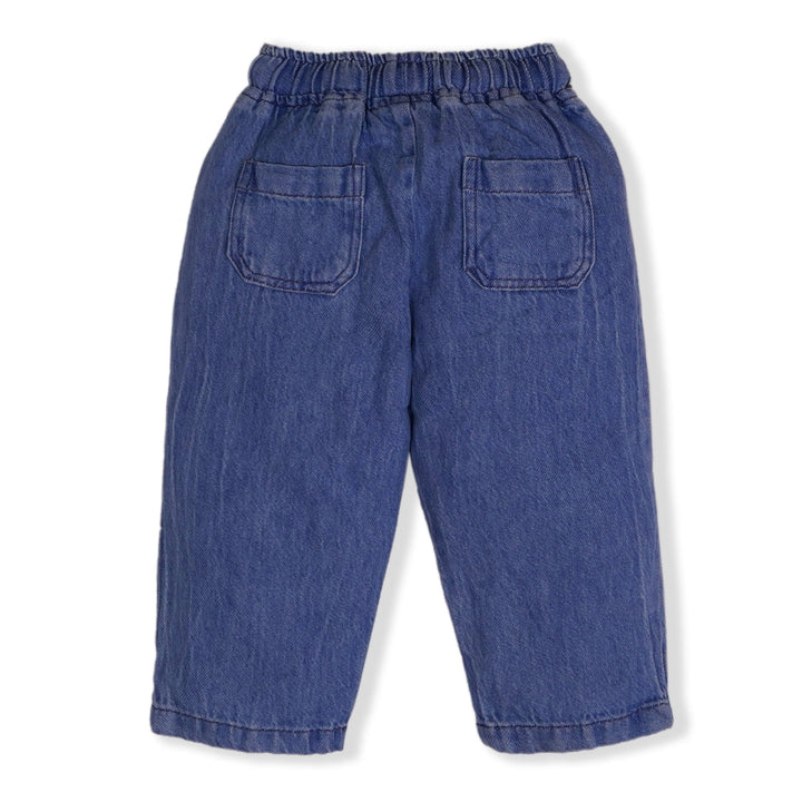 KIDS STONE WASH DENIM TROUSER 4-5Y