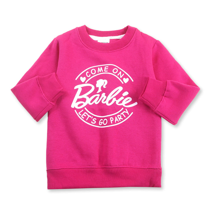 OOLAA KIDS TRACKSUIT BARBIE LETS PARTY PINK 9-10Y