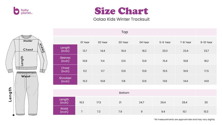 OOLAA KIDS TRACKSUIT PEACH 7-8Y