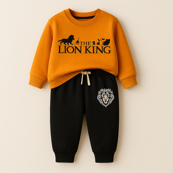 MINICHARM KIDS FLEECE TRACKSUIT THE LION KING MUSTARD 9-10Y