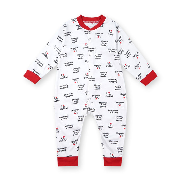 OOLAA BABY 3 PCS SLEEPSUIT SET MOMMY DADDY LOVE 18-24M