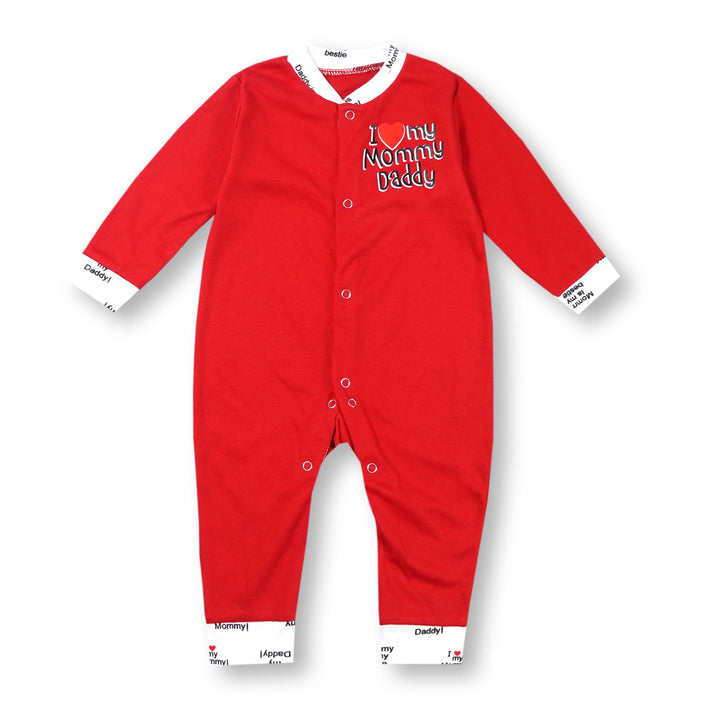 OOLAA BABY 3 PCS SLEEPSUIT SET MOMMY DADDY LOVE 18-24M