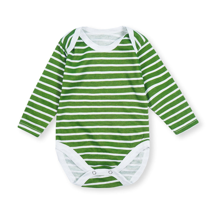 OOLAA BABY 5 PCS BODYSUIT SET FULL SLEEVE RAINBOW GREEN 18-24M