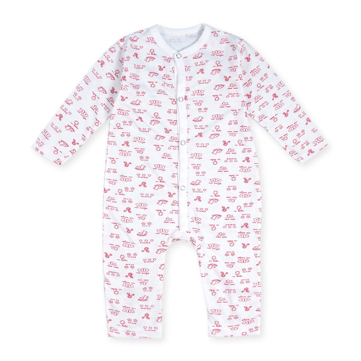 OOLAA BABY ROMPER PACK OF 2 HEARTS RED  18-24M