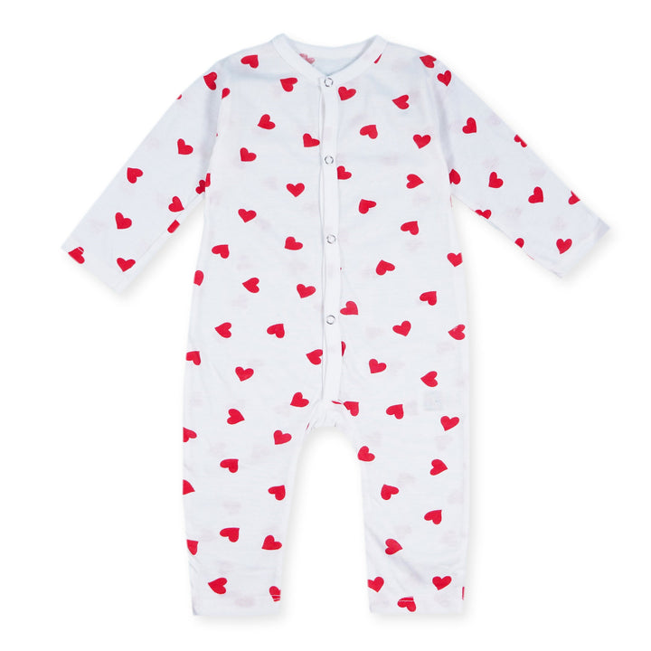 OOLAA BABY ROMPER PACK OF 2 HEARTS RED  18-24M