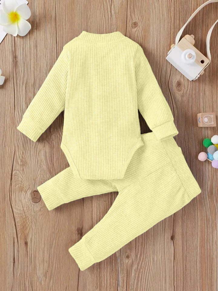 OOLAA KIDS WINTER BODYSUIT & PAJAMA SET VANILLA2-3Y