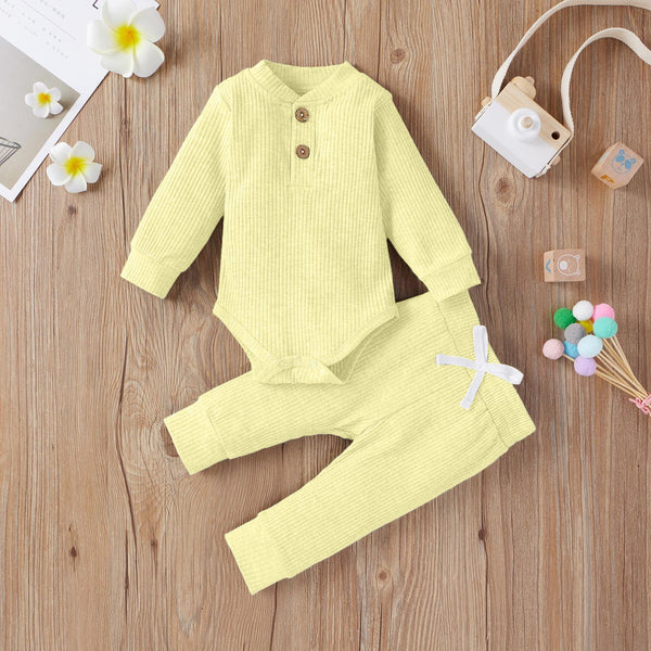 OOLAA KIDS WINTER BODYSUIT & PAJAMA SET VANILLA2-3Y