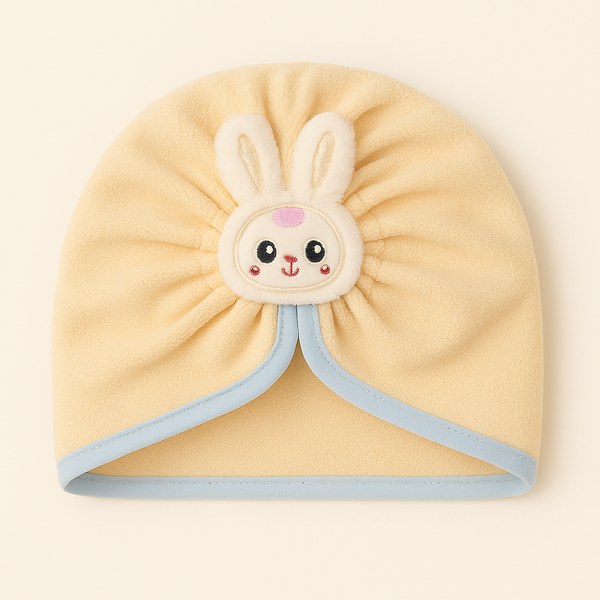 SUNSHINE BABY WINTER TURBAN CAP LABUBU VANILLA
