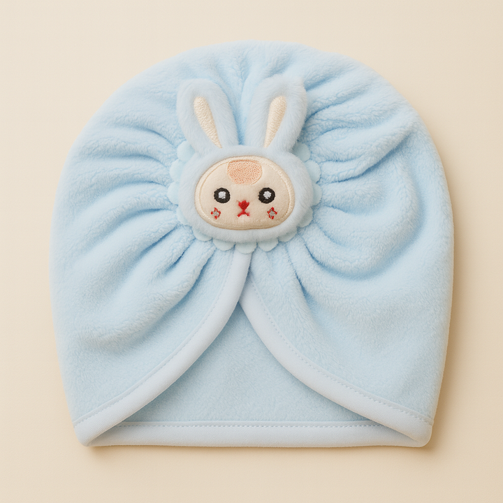 SUNSHINE BABY WINTER TURBAN CAP LABUBU BLUE