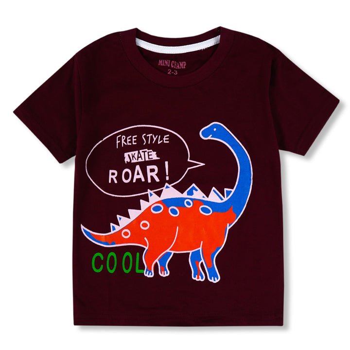 Finery Kids Cotton T-Shirt roar maroon 11-12 y