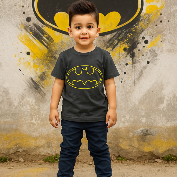 MINI CHARM KIDS T- SHIRT BATMAN BLACK 9-10Y