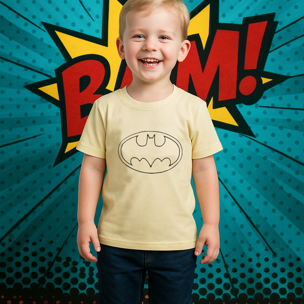 MINI CHARM KIDS T- SHIRT BATMAN OFF WHITE 9-10Y