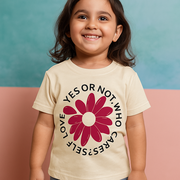 MINI CHARM KIDS T- SHIRT FLOWER OFF WHITE 9-10Y