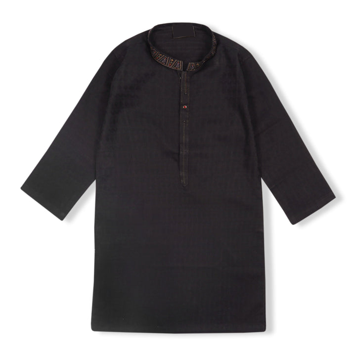 TOPSE KIDS EMBROIDEREY KURTA SHALWAR BLACK 30 (12-13Y) 988