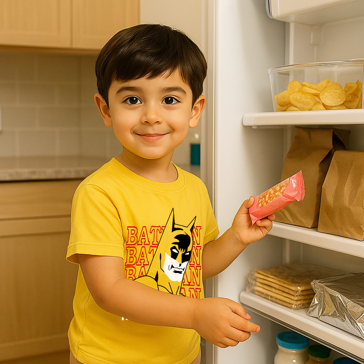 FINERY KIDS COTTON T SHIRT BATMAN LEMON 11-12Y