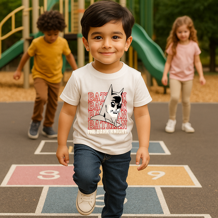 FINERY KIDS COTTON T SHIRT BATMAN WHITE 11-12Y