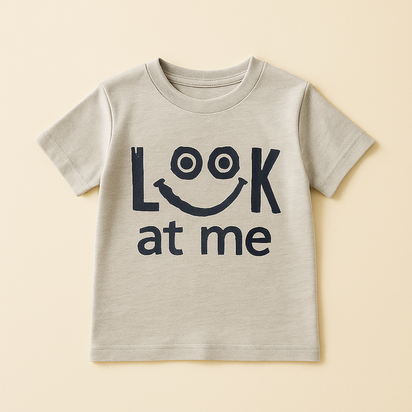 FINERY KIDS COTTON T SHIRT LOOK KID GREY 11-12Y