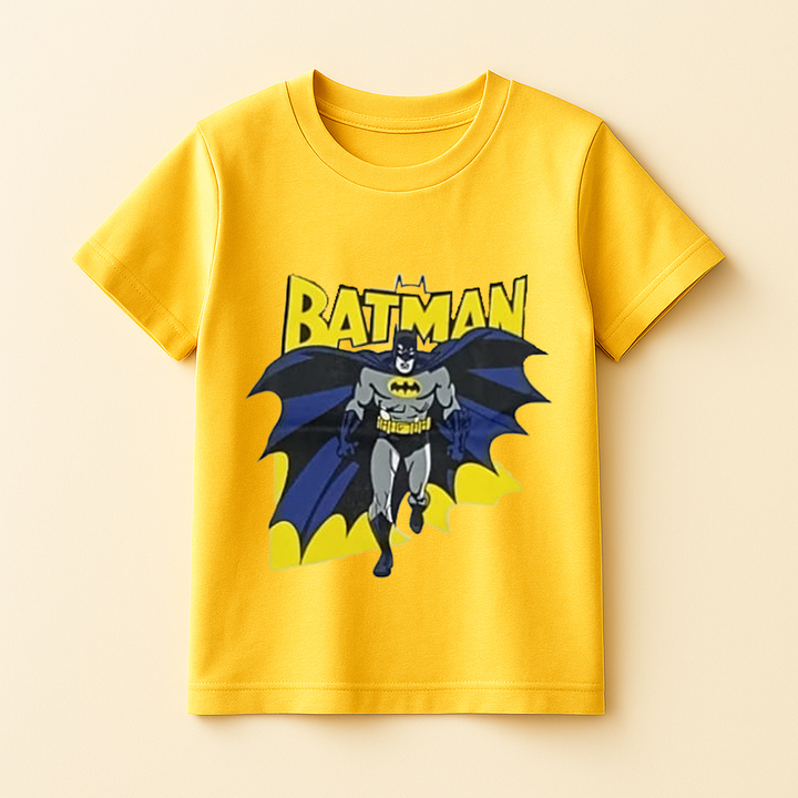 FINERY KIDS COTTON T SHIRT BATMAN KID YELLOW 11-12Y