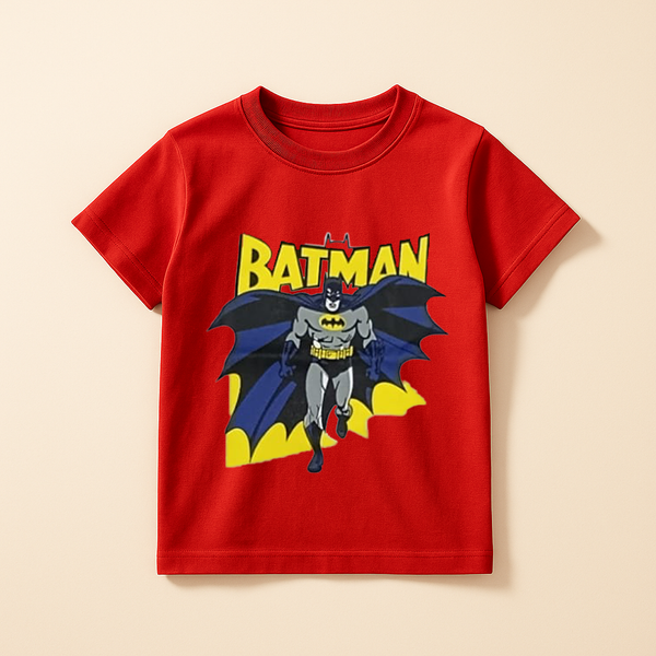FINERY KIDS COTTON T SHIRT BATMAN KID RED 11-12Y