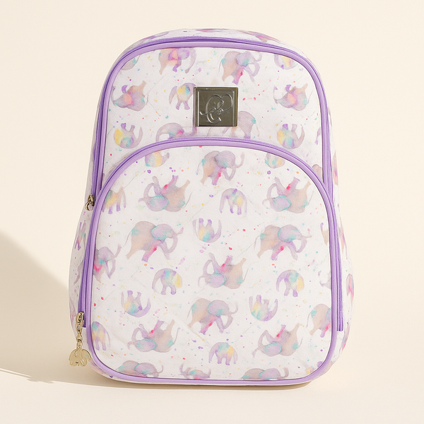 BABY DIAPER BAG (WATERPROOF) ELEPHANT PURPLE - PESH