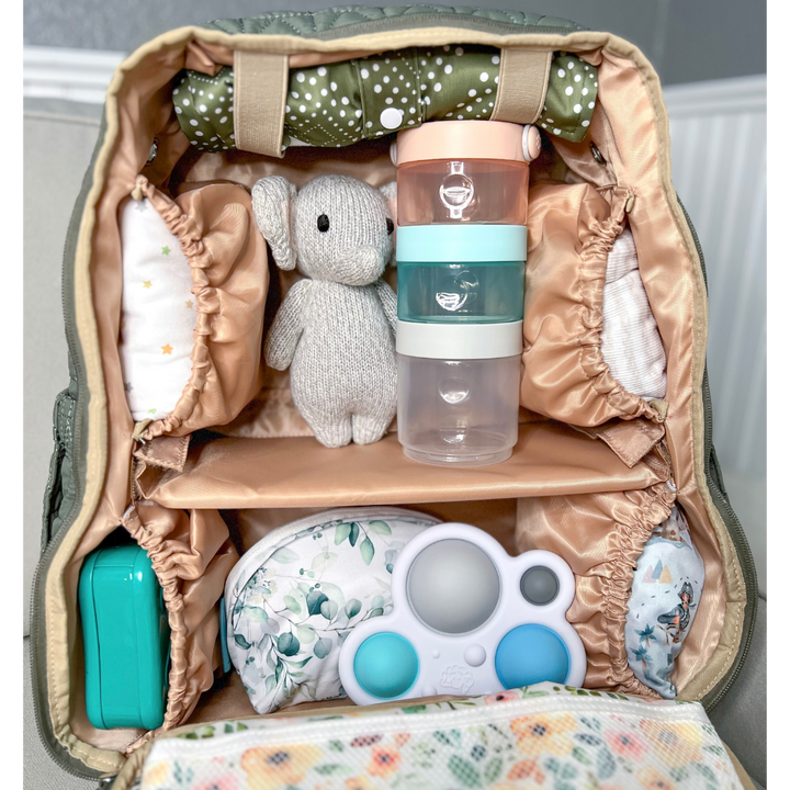 BABY DIAPER BAG (WATERPROOF) PLAIN PURPLE - PESH