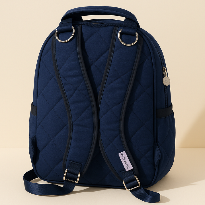 BABY DIAPER BAG (WATERPROOF) PLAIN NAVY BLUE - PESH