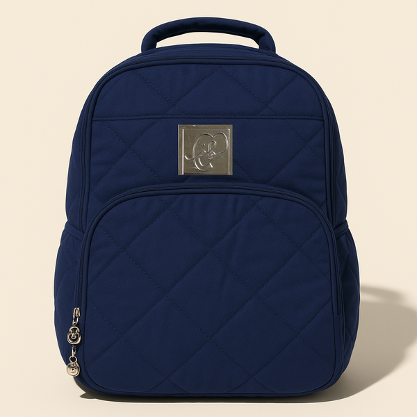 BABY DIAPER BAG (WATERPROOF) PLAIN NAVY BLUE - PESH