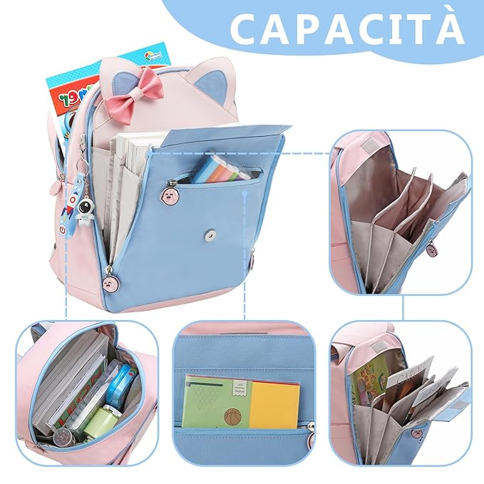 LISINUO GIRLS PREMIER QUALITY BAG PEACH - PESH